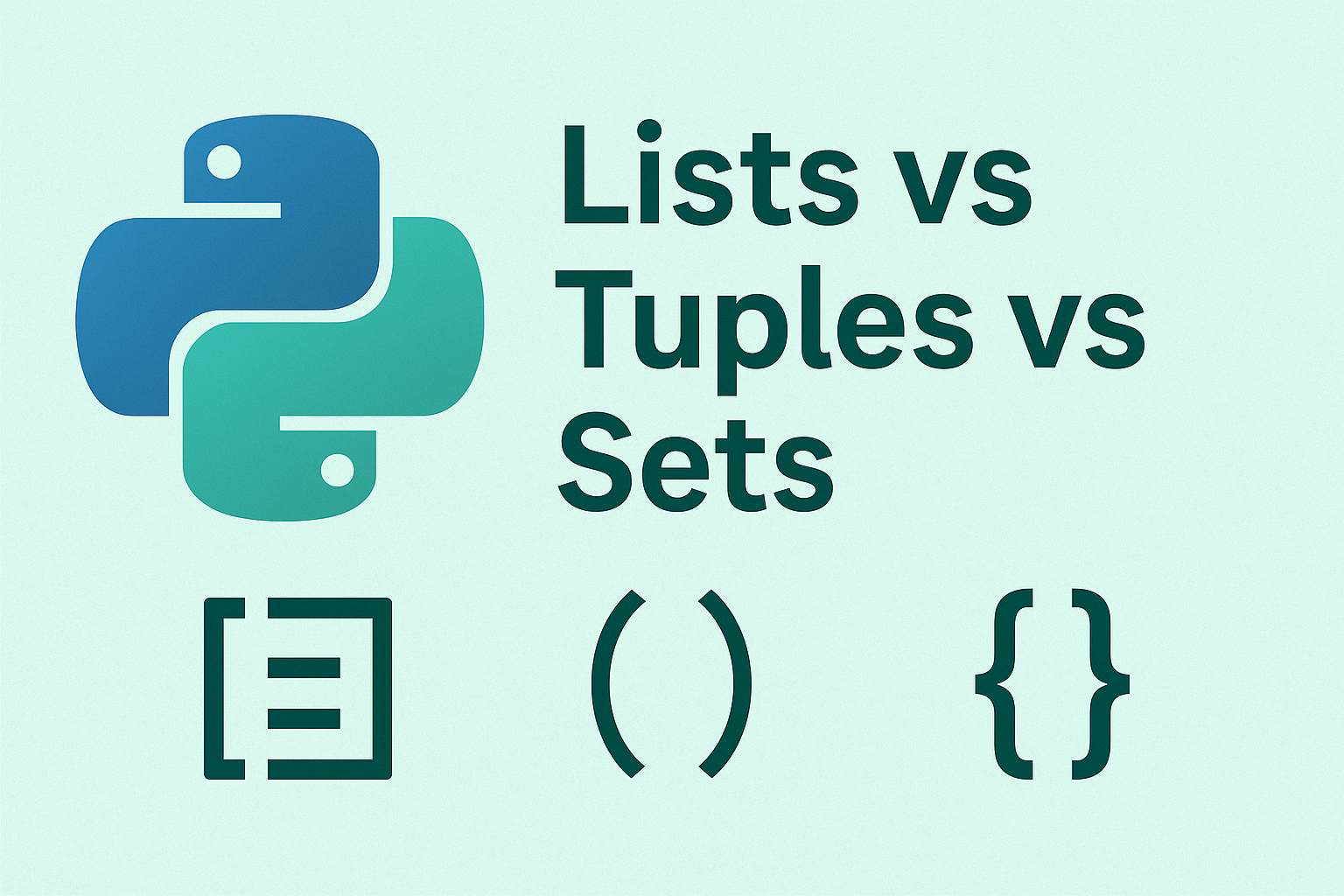 Lists vs Tuples vs Sets in Python — Key Differences Explained
